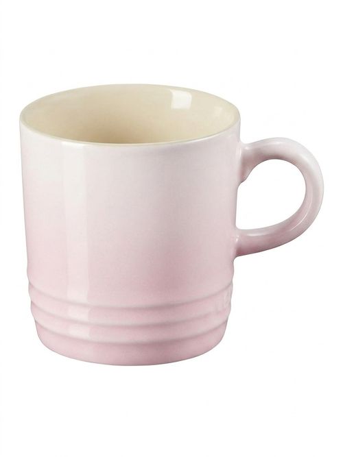 Stoneware Cappuccino Mug, Shell Pink