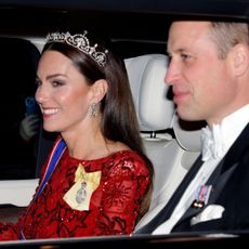 The Prince and Princess of Wales attend a reception for members of the Diplomatic Corps