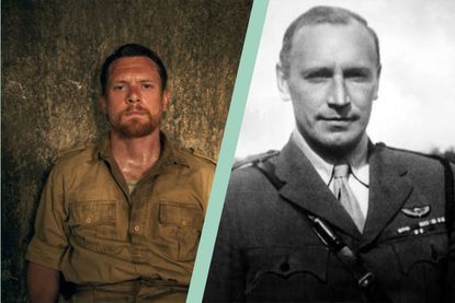 Jack O/Connell as Paddy Mayne in SAS: Rogue Heroes, and the real Paddy Mayne