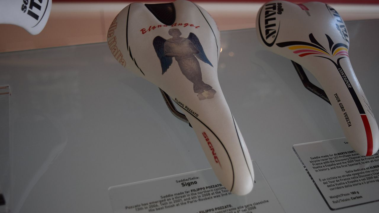 Pippo Pozzato's custom Selle Italia Signo