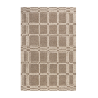 Marlowe Geometric Wool Rug | Beige