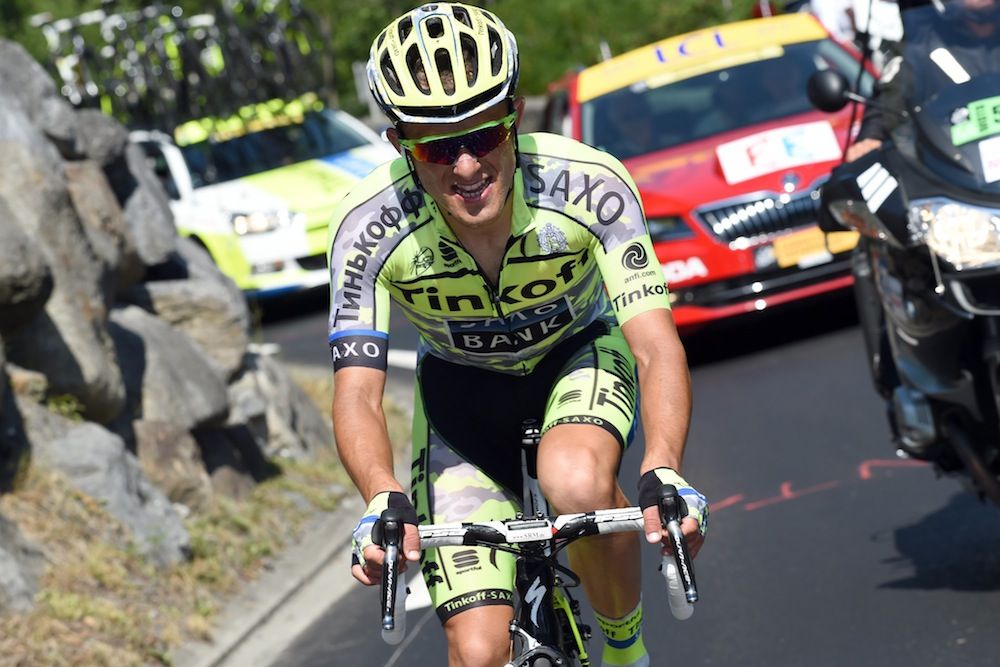 Rafal Majka on stage eleven of the 2015 Tour de France