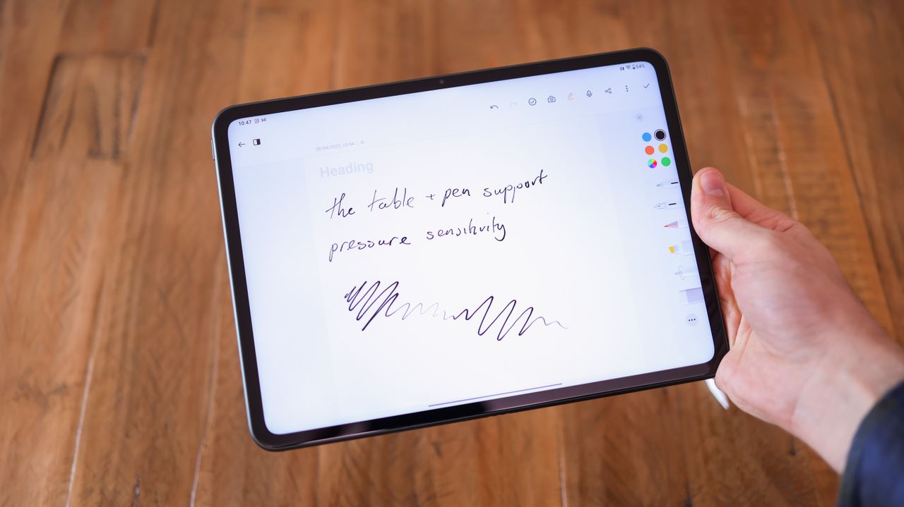 A photo of the OnePlus Pad