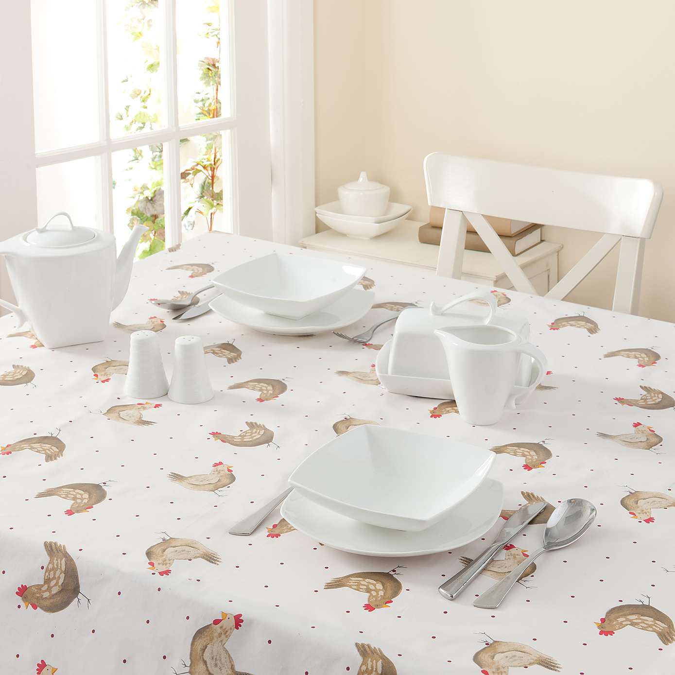 spots and hens pattern dunelm