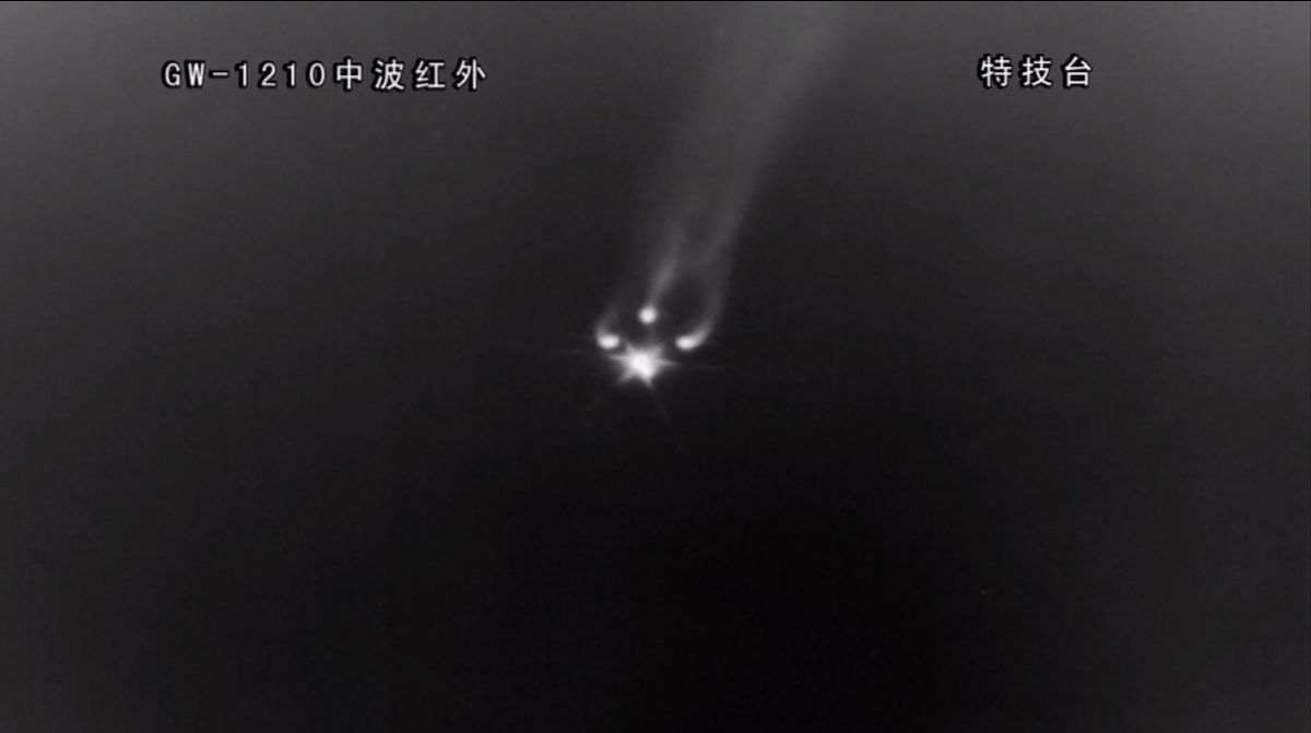 A Chinese Long March 5 rocket launches the China National Space Administration's Tianwen-1 Mars rover, lander and orbiter from Wenchang Satellite Launch Center on Hainan Island on July 23, 2020.