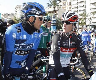 Alberto Contador and Andy Schleck on the eve of the CAS verdict.