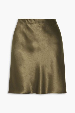 Satin Mini Skirt