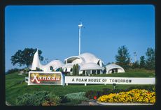 Bob Masters and Stuart &ldquo;Boot&rdquo; Gordon (architects), Xanadu, a Foam House of Tomorrow, built 1979 - part of Home of the Future show at LACMA