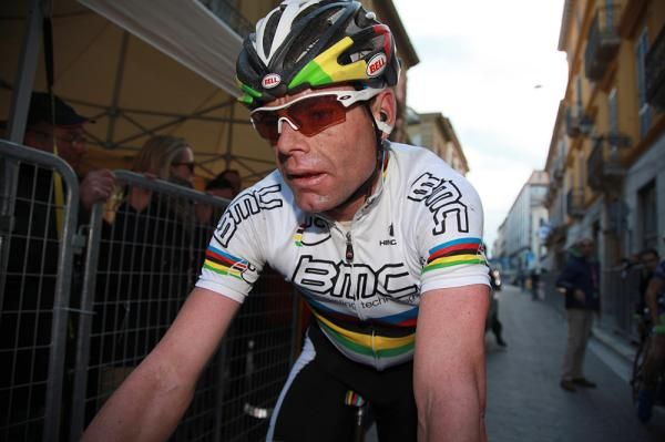 Cadel Evans (BMC) took 8th on the stage.