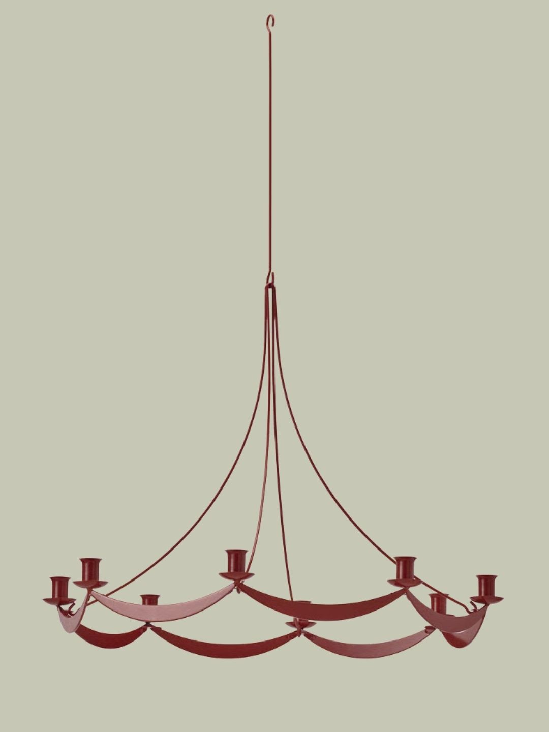 IKEA, Vinterfint Chandelier in Red