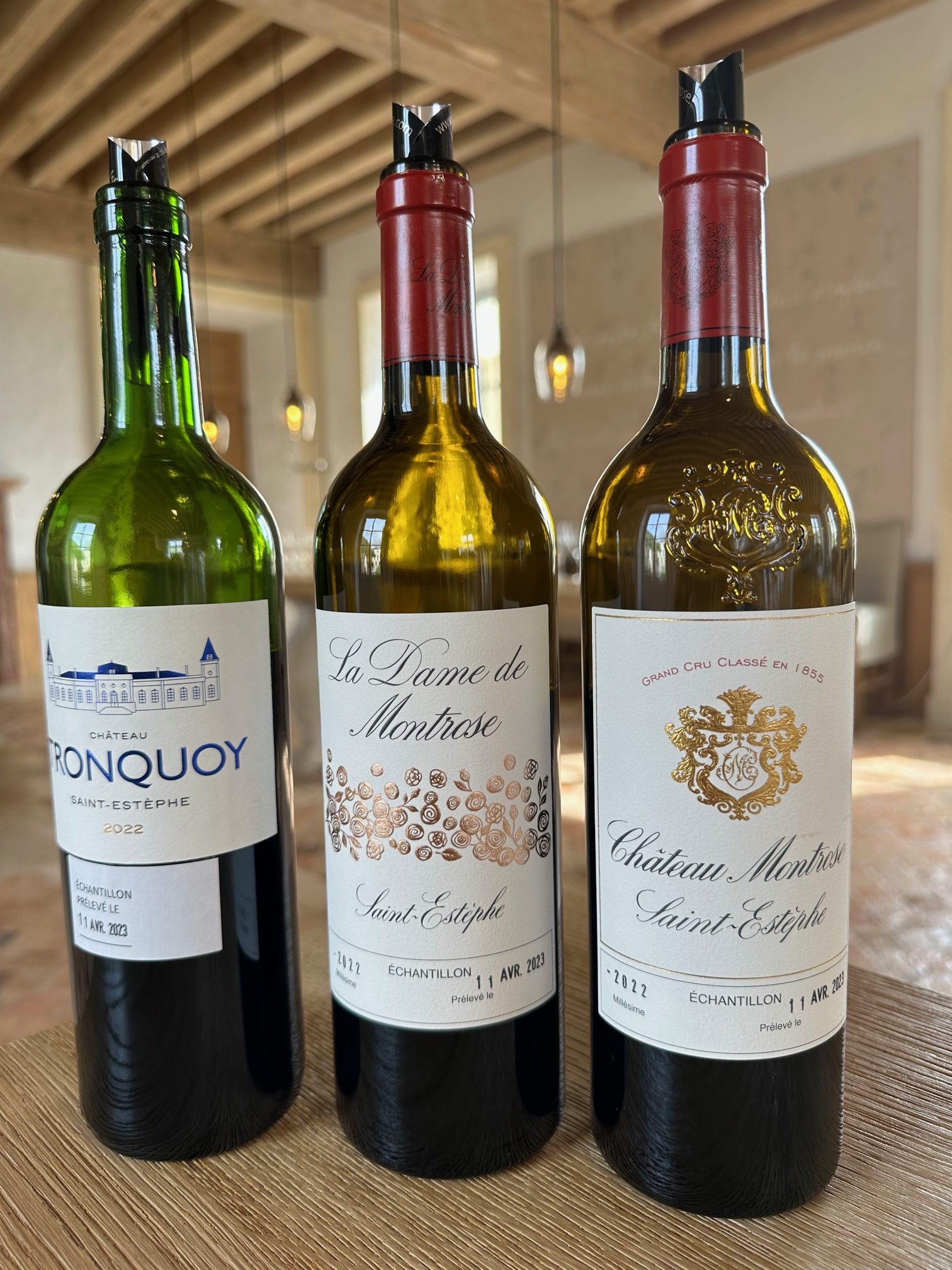Tasting at Ch&amp;acirc;teau Montrose