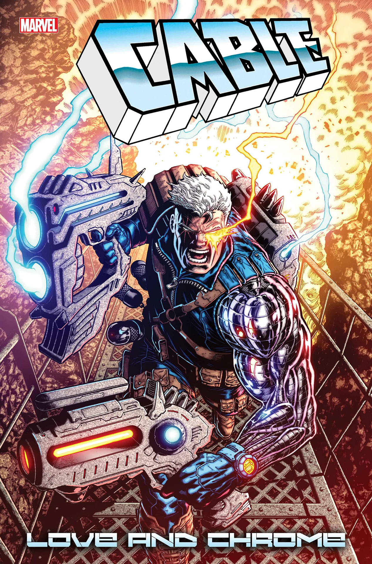 Cable is back in his own X-Men solo comic that sends him to a dystopian future