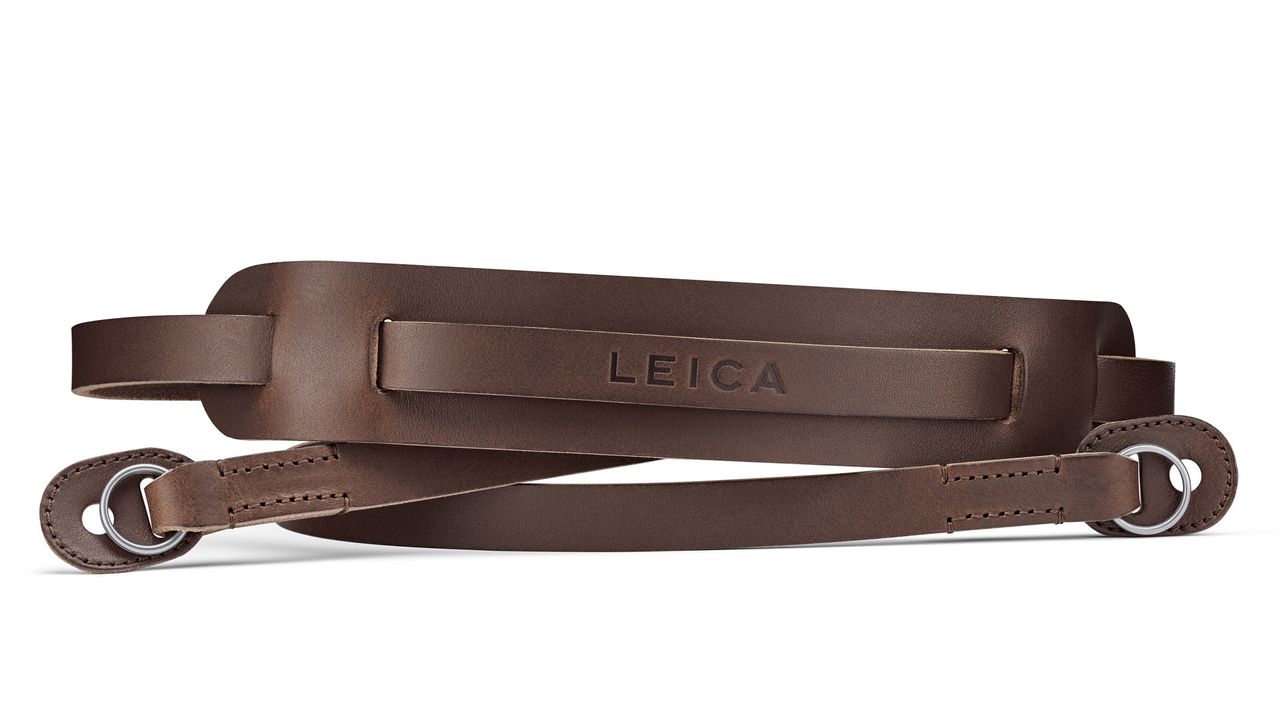 Leica Carrying strap with shoulder pad for M and Q dark brown product image