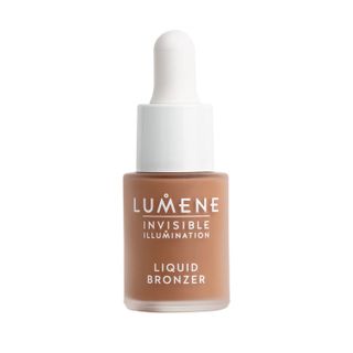 Product shot of Lumene Invisible Illumination Liquid Bronzer, one of the best bronzers for fair skin