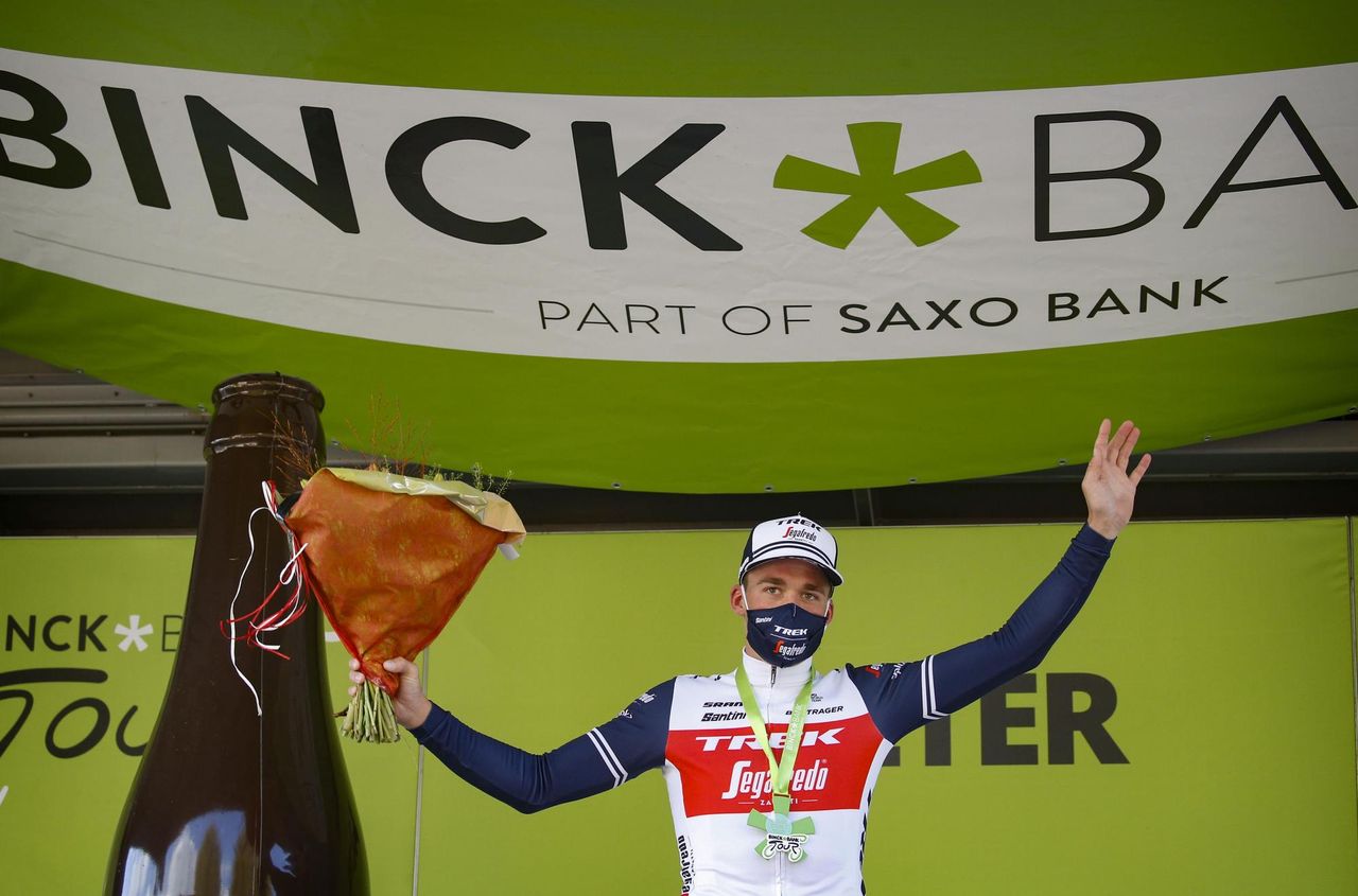 BinckBank Tour 2020 16th Edition 2nd stage Aalter Aalter 157 km 01102020 Mads Pedersen DEN Trek Segafredo photo Tim van WichelenrPNBettiniPhoto2020