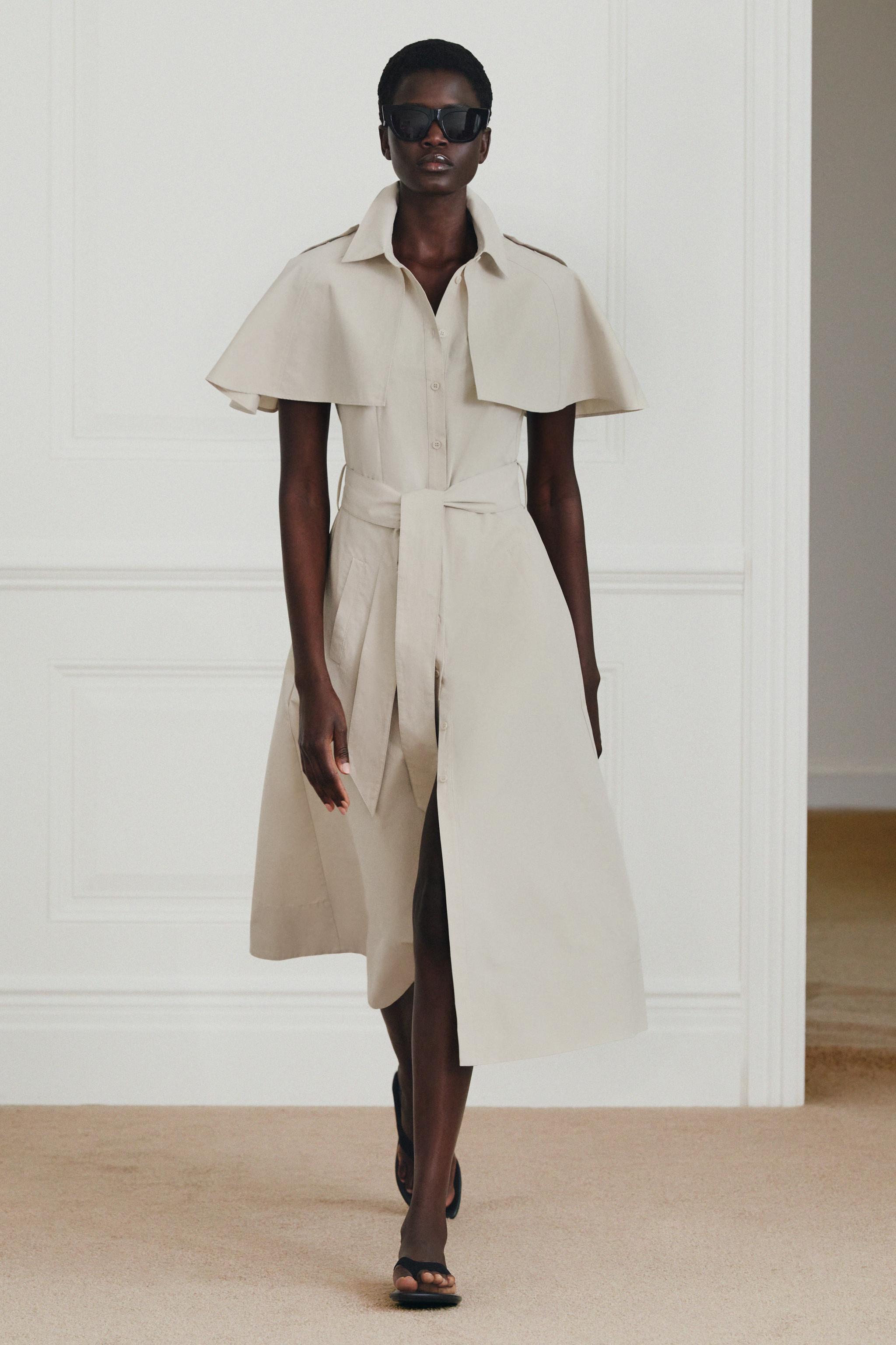 Zw Collection Cape Shirt Dress