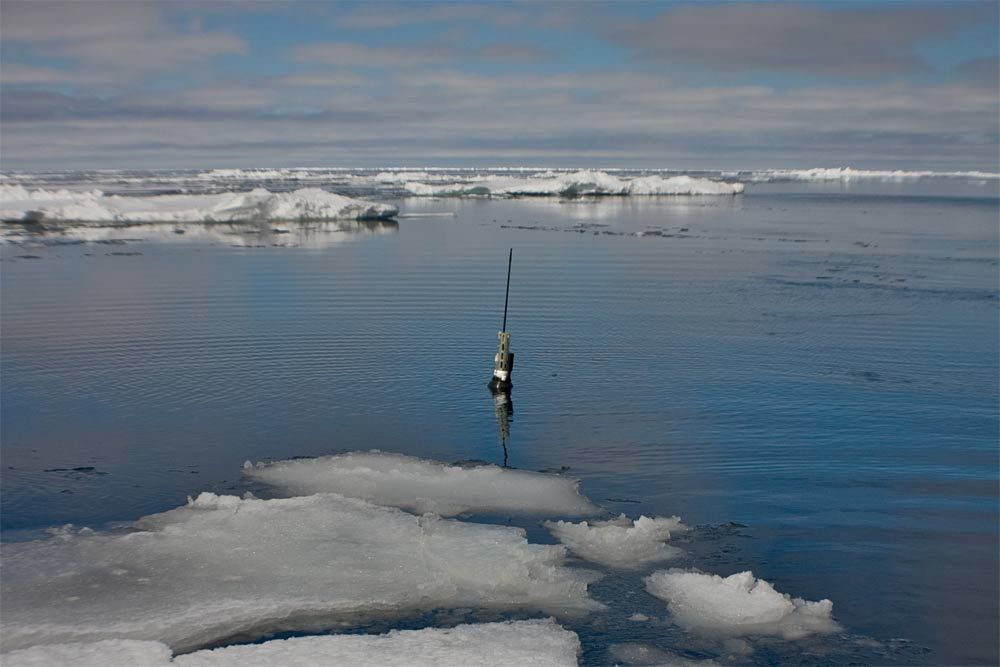 Argo project collects ocean temperature and salinity with 3,500 free-drifting floats.