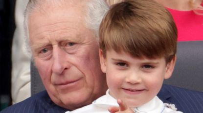 King Charles and Prince Louis at the Platinum Jubilee