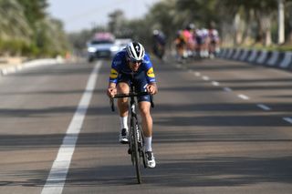 Mattia Cattaneo went solo at the UAE Tour