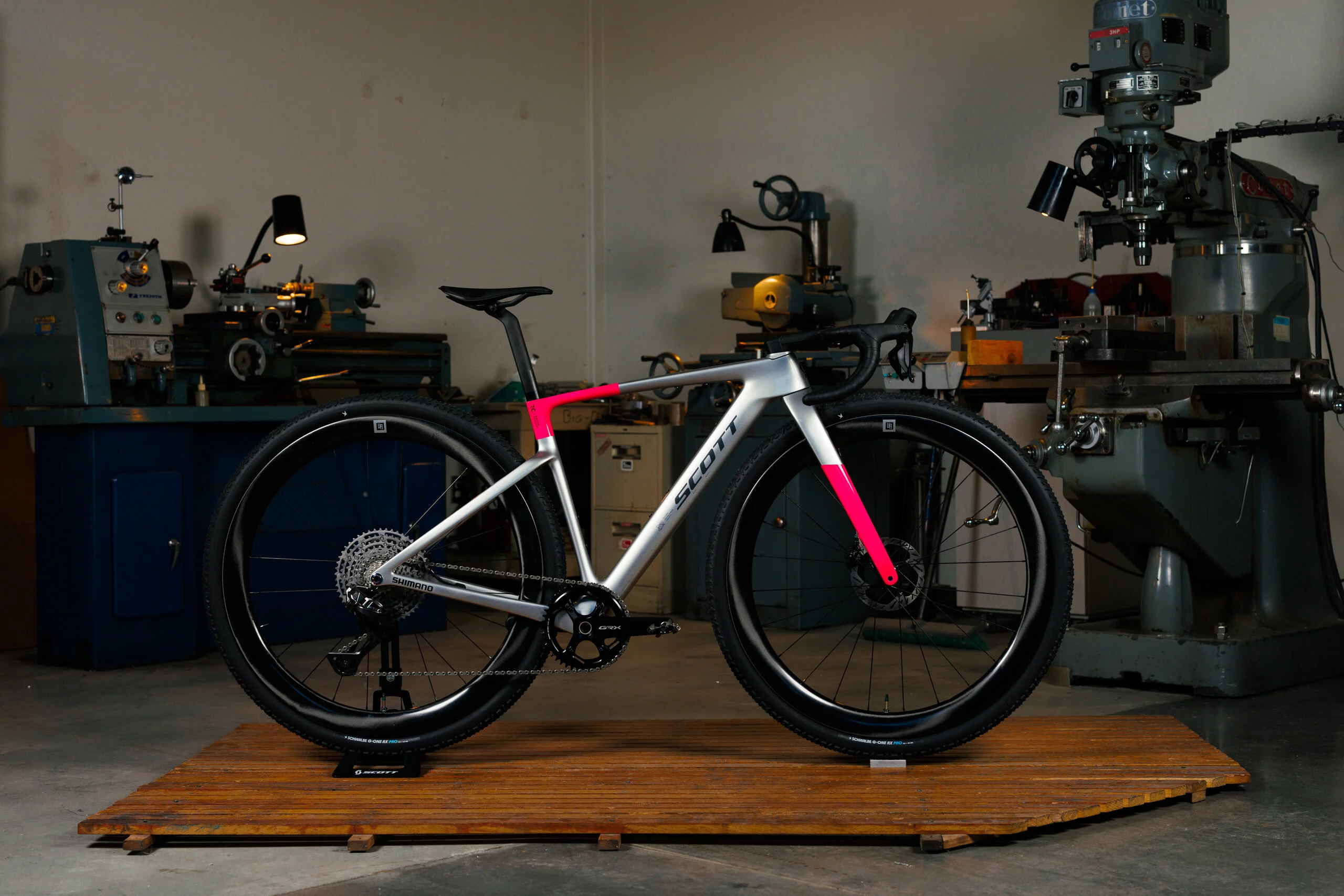 A Scott RC 32" prototype gravel bike