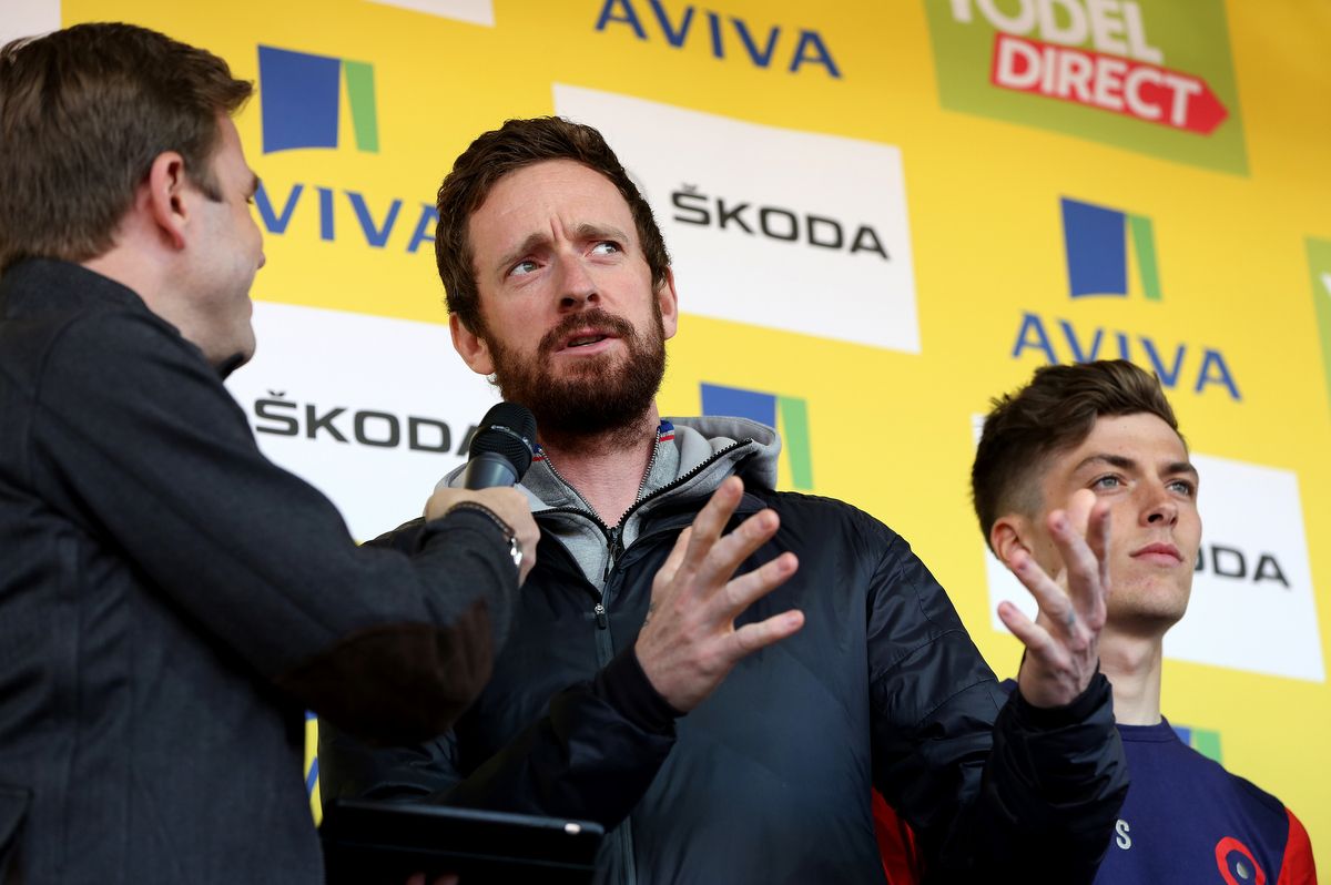 Sir Bradley Wiggins at the team's presentation