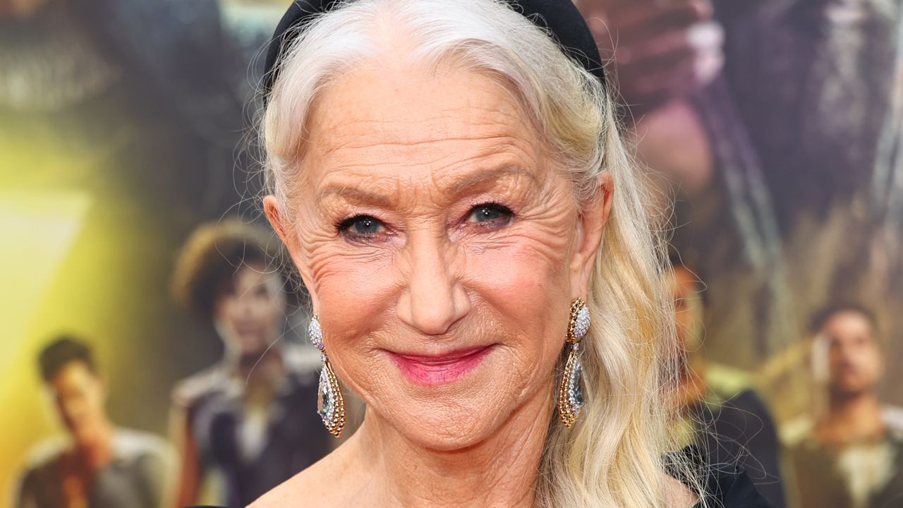 Helen Mirren attends the premiere of Warner Bros.&#039; &quot;Shazam 2&quot; - Arrivals at Regency Village Theatre on March 14, 2023 in Los Angeles, California. 