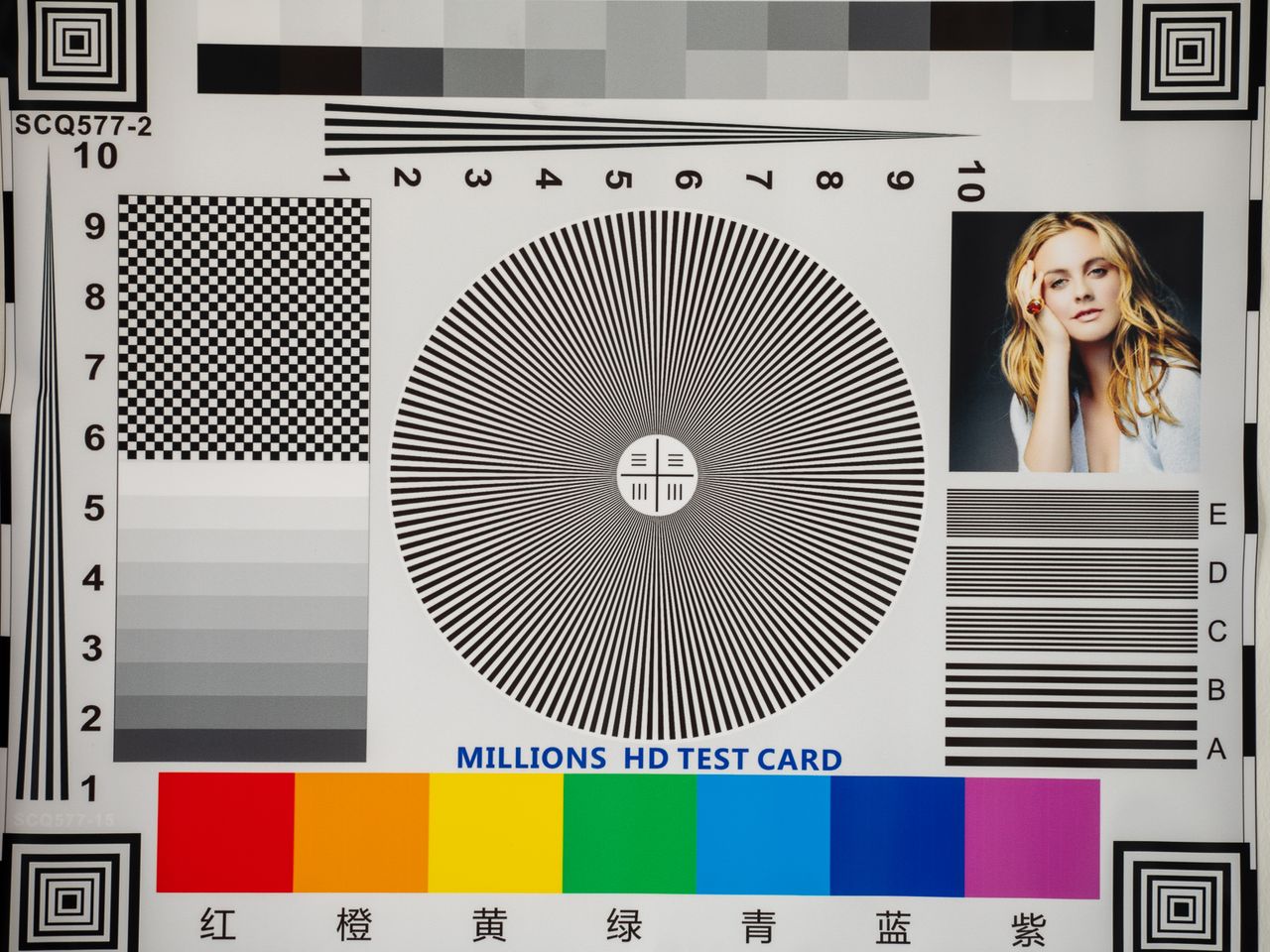 photographic test chart