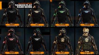 The operator skins available to earn in Season 1 Reloaded Ranked Play on Call of Duty: Warzone