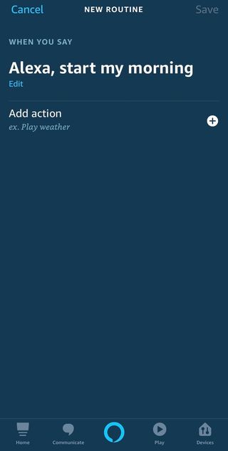 Alexa App Screenshot Routine 4