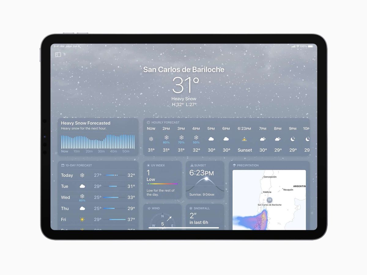 Ipad Os 16 Weather