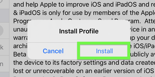 iPadOS 14 developer beta installation step 12