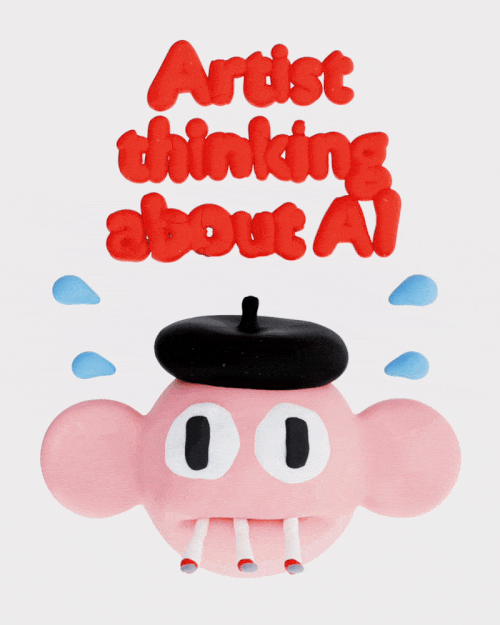 Animation of a stressed 3D person