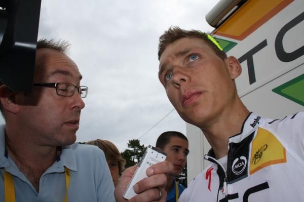 Tony Martin goes through his view of the finish