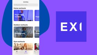 EXi icon and workout homepage