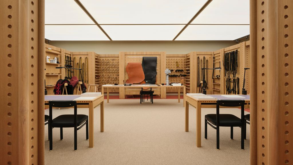 Contemporary riding school interior