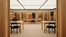 timber-clad equestrian workshop