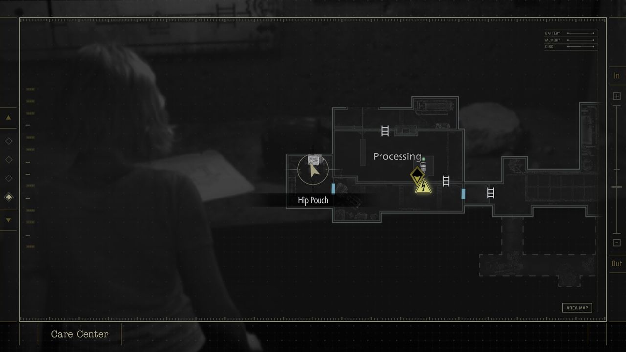 Resident Evil Requiem inventory - Basement Hip Pouch