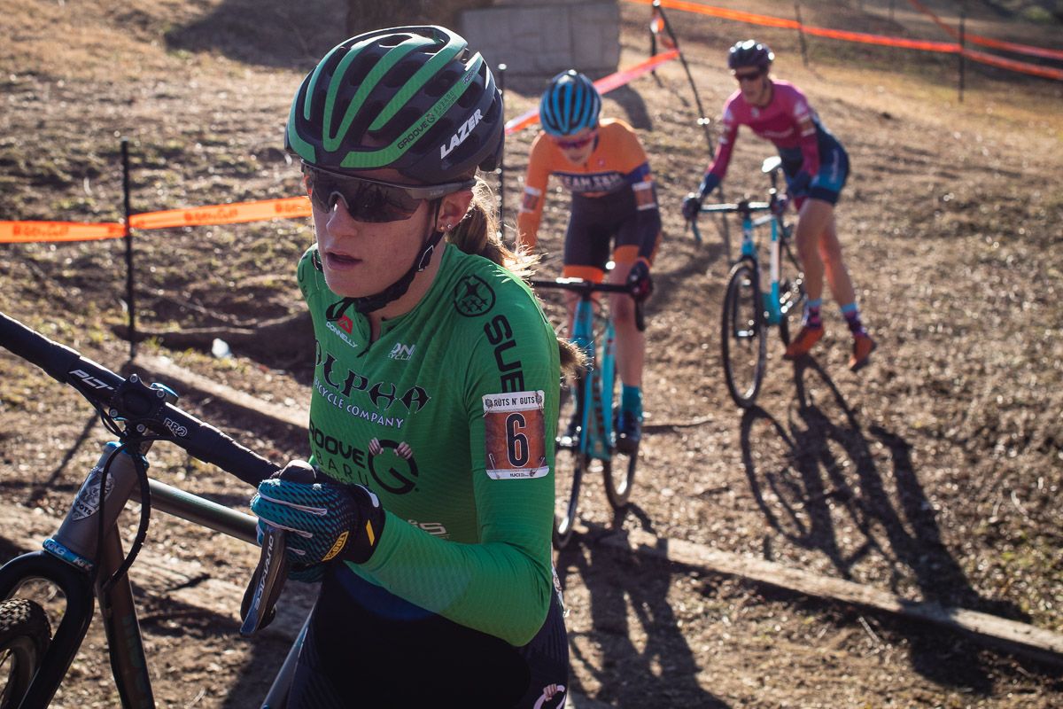 Katie Clouse in the lead