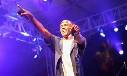 Frank Ocean performs at the 2012 Coachella Valley Music & Arts Festival in California: The up-and-coming R&B star's quiet coming out could be more significant because he's part of the often h