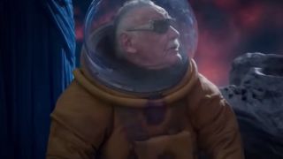 Stan Lee in a space suit in Guardians of the Galaxy Vol. 2