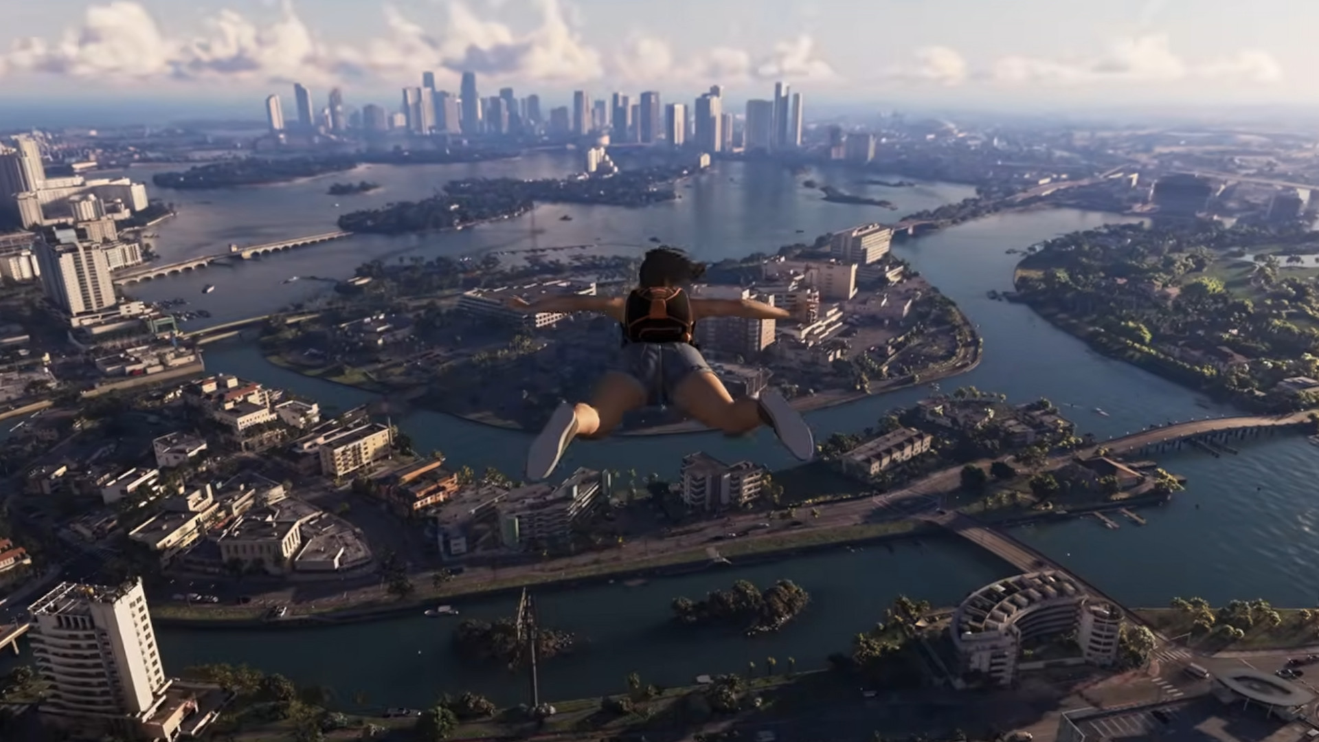 Lucia base-jumping in GTA 6
