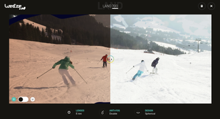 Wed'ze shows you what the ski slope will look like through its googles