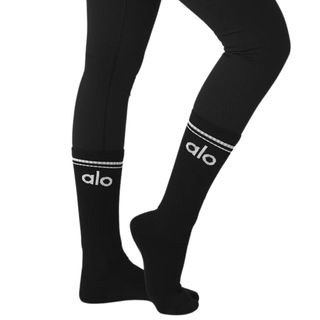 alo yoga long sports pilates socks