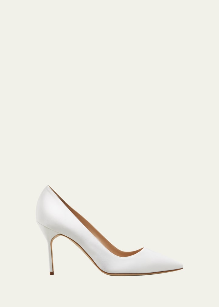 Bb 90mm Satin Stiletto Pumps