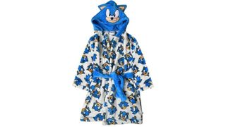 Brand Threads Boys Sonic Dressing Gown with Hood - definitely one of the best kids' dressing gowns