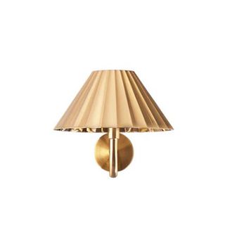 Pooky brass wall light