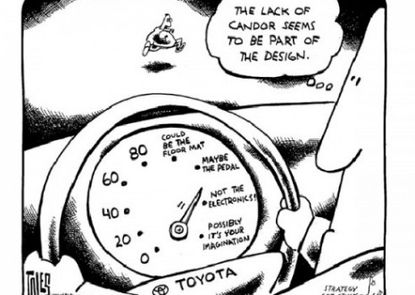 Toyota's questionable speedometer