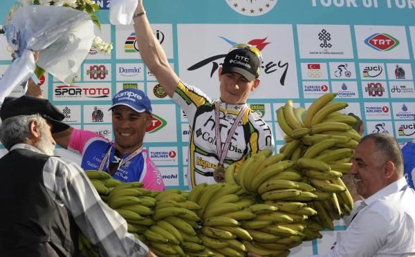 Andre Greipel was top banana on the final stage.