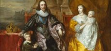 Anthony van Dyck (1599–1641), Charles I and Henrietta Maria with Prince Charles and Princess Mary (‘The Greate Peece’), 1632 Oil on canvas, 303.8 x 256.5 cm RCIN 405353 Royal Collection Trust / © Her Majesty Queen Elizabeth II 2018 Exhibition organised in partnership with Royal Collection Trust