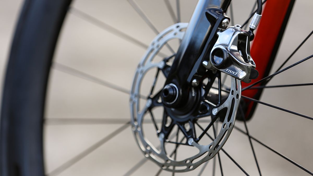 The bike also uses SRAM Red HRD disc brakes